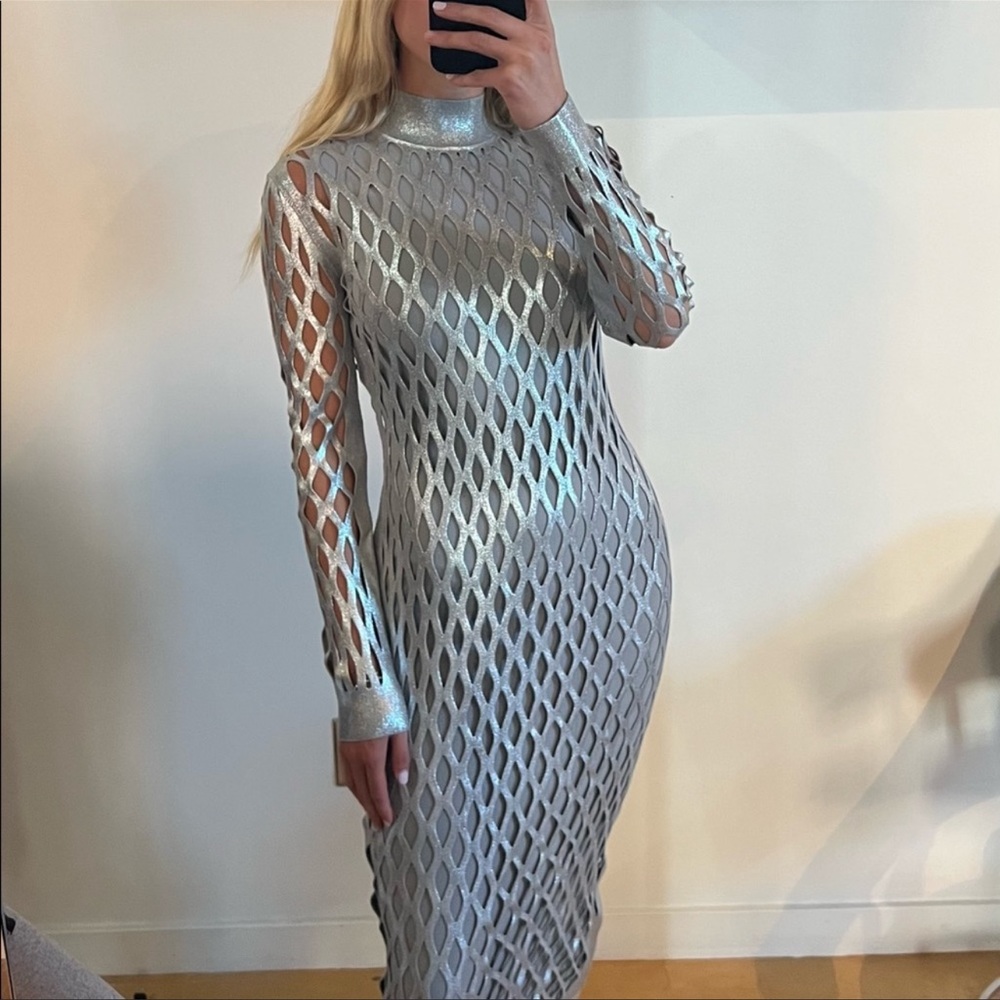 Fendi metallic dress